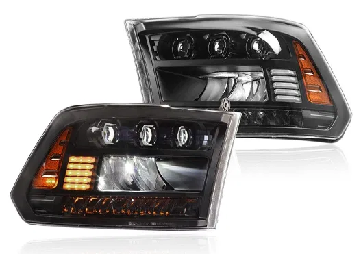CHRNG0675-B-SQ – WINJET Headlight Assembly, LED Bulb Projector With LED Daytime Running Light/ Sequential Turn Signal...